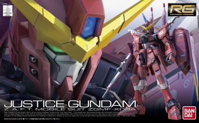 Gunpla: RG ZGMF-X09A Justice Gundam