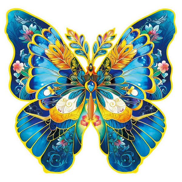 Morpho Helena Butterfly Wooden Puzzle (200 pc)