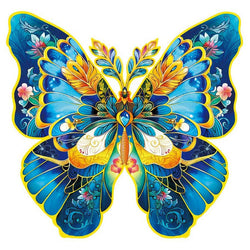 Morpho Helena Butterfly Wooden Puzzle (200 pc)