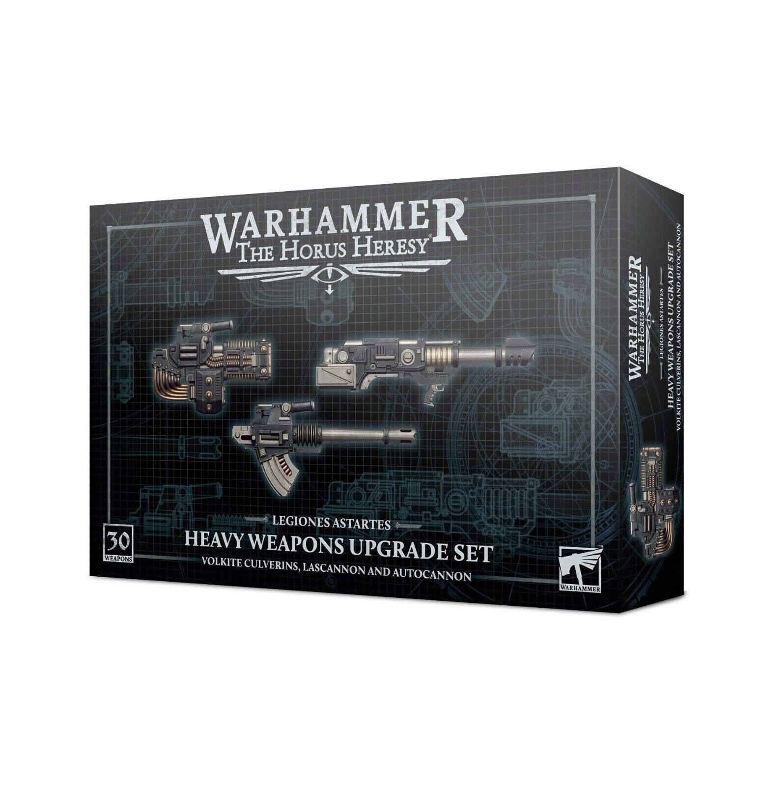 Horus Heresy: Legiones Astartes - Heavy Weapons Upgrade Set: Volkite Culverins, lascannon And Autocannon