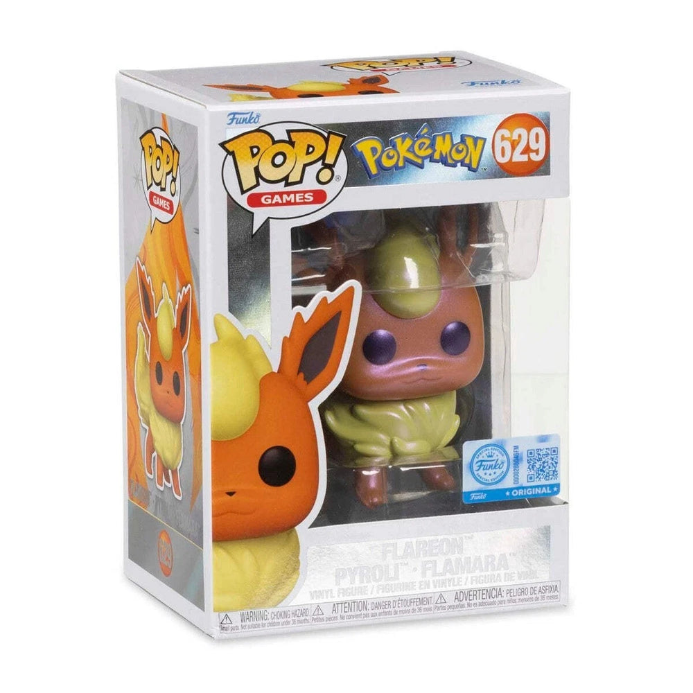 Funko Pop!: Pokémon - Flareon (629) [Pearlescent] [Pokemon Center Exclusive] [Pop! Games]