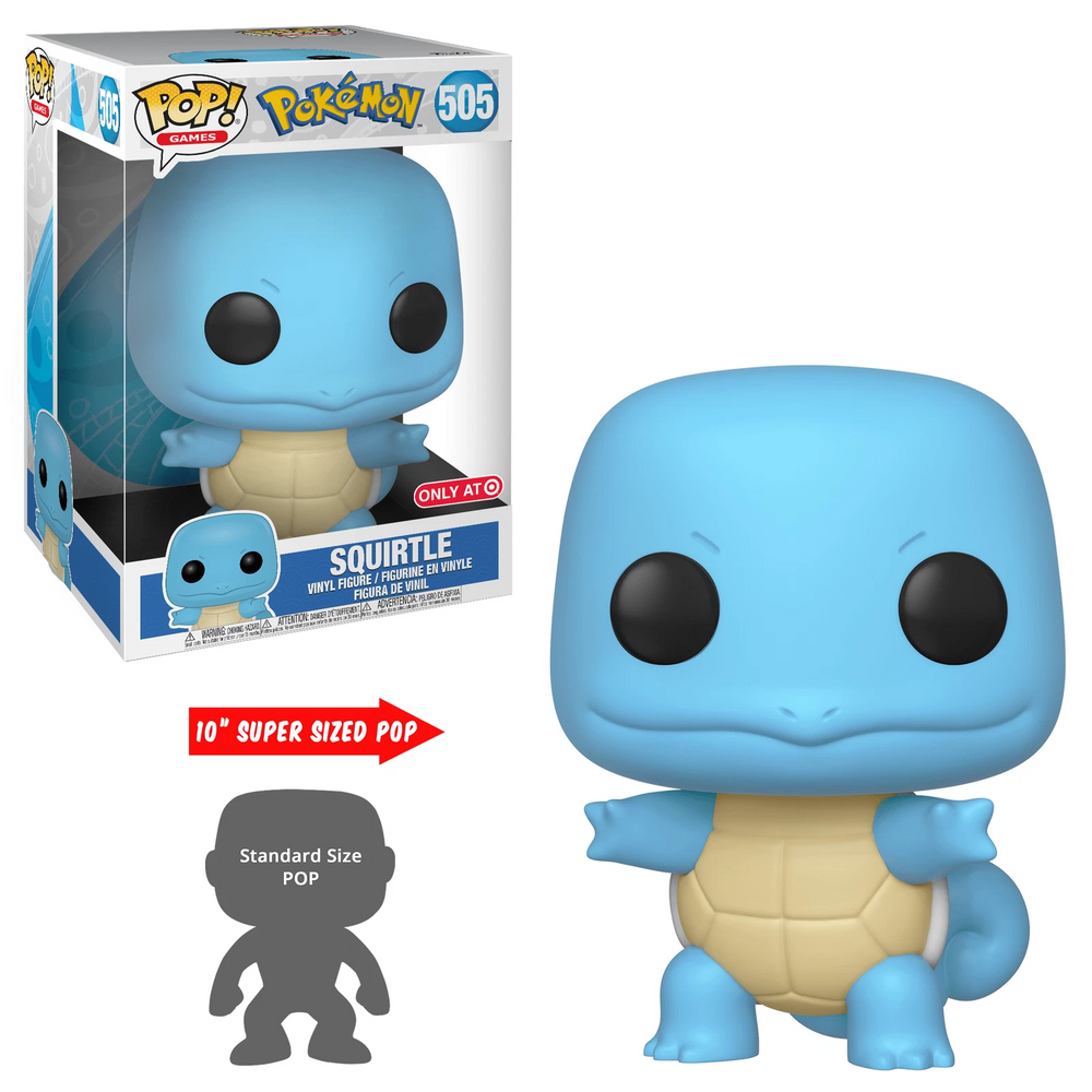 Funko Pop!: Pokémon - Squirtle (505) [Jumbo] [Pop! Games]