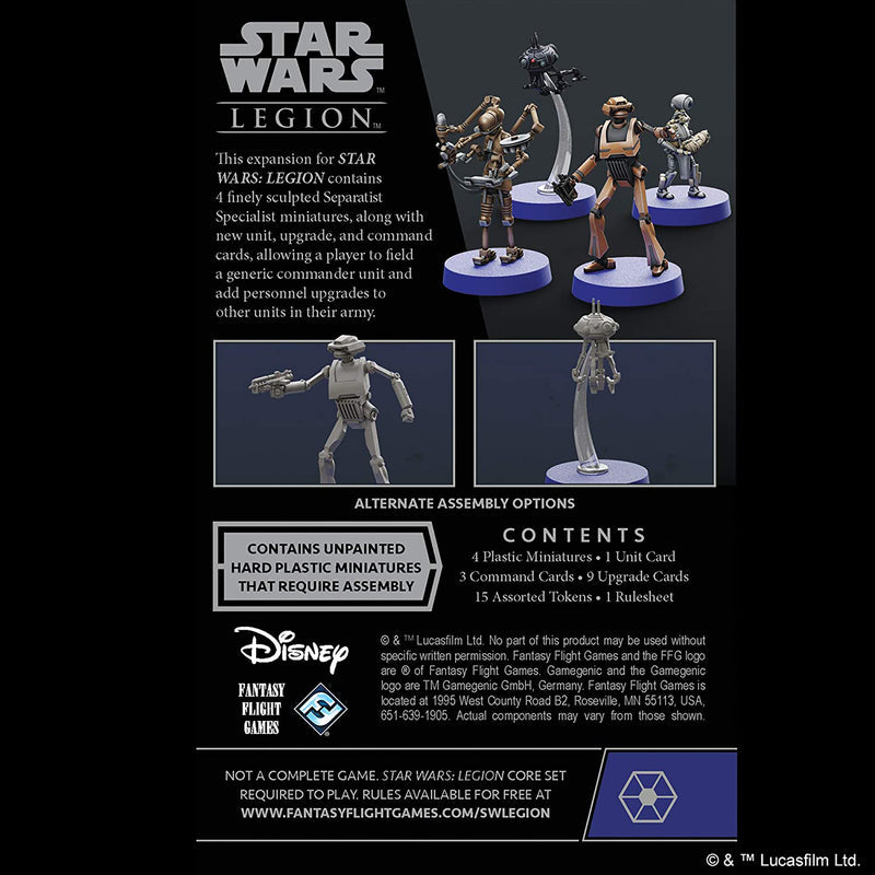 Star Wars Legion: Separatist Specialists - Personnel Expansion