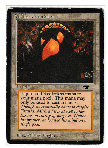 Mishra's Workshop [Antiquities] (SHOP1A) (Actual Scans)