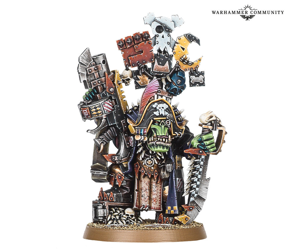 Warhammer 40K: Ork - Kaptin Badrukk Metal Miniature (Online)