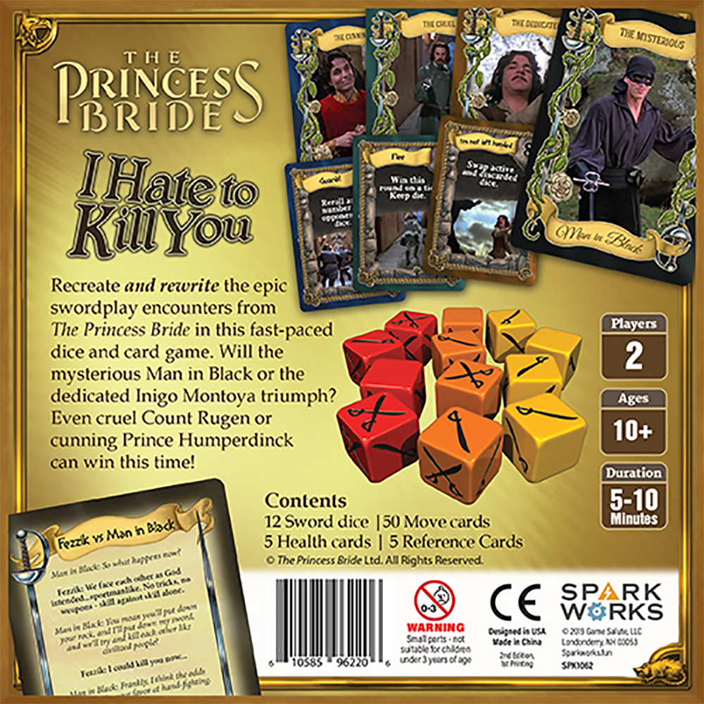 The Princess Bride I Hate To Kill You
