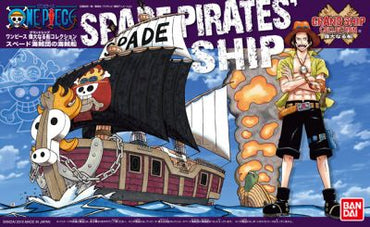 Bandai Hobby: One Piece Grand Ship Collection #012 Model Kit - Spade Pirates' Ship