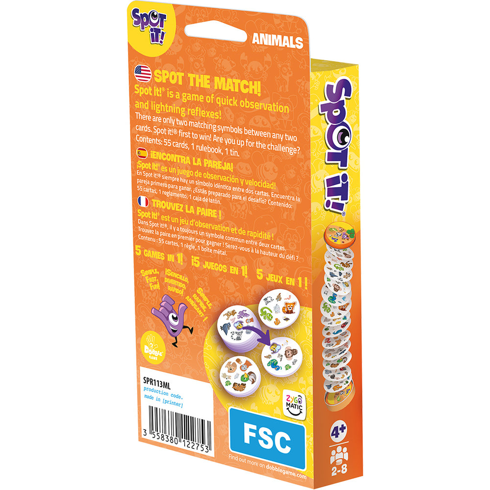 Spot It Animals (Eco-Blister)