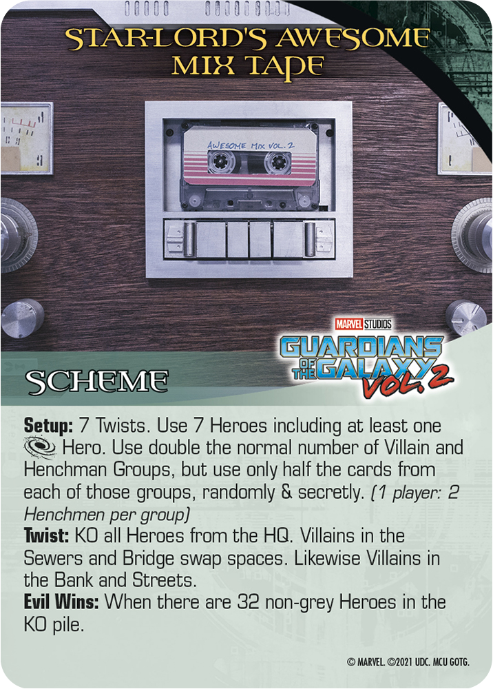 Legendary: A Marvel Deck Building Game Expansion - Marvel Studios Guardians of the Galaxy