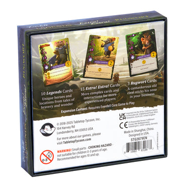Everdell Legendary Extra, Extra and Rugwort Card Expansion