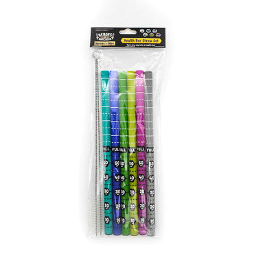 Heroes of Barcadia: Heroes for Hire - Silicone Straw 6-Pack