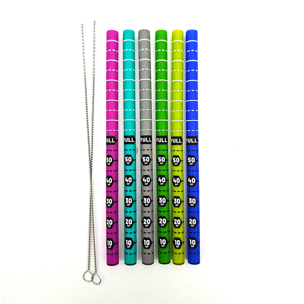 Heroes of Barcadia: Heroes for Hire - Silicone Straw 6-Pack