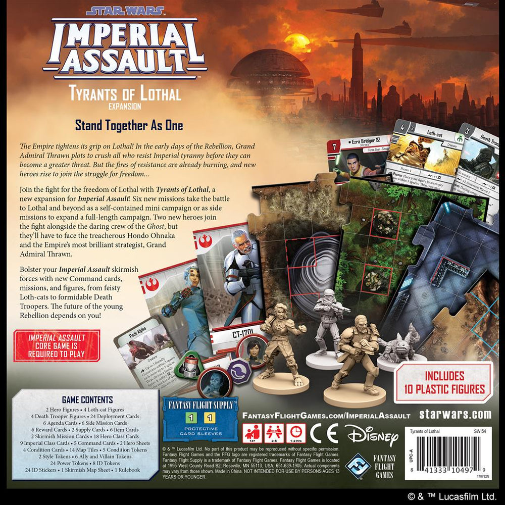 Star Wars Imperial Assault - Tyrants of Lothal Expansion