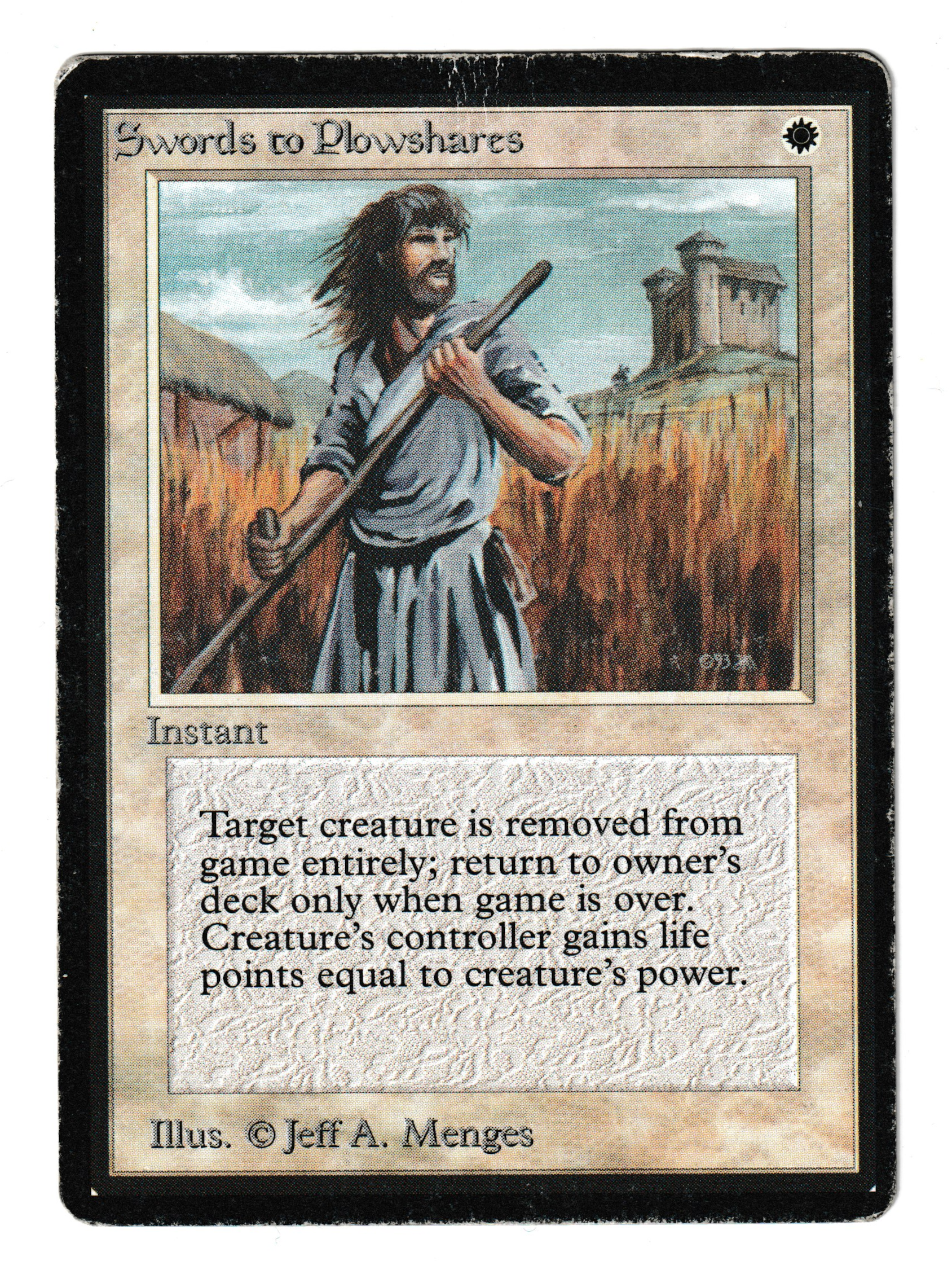 Swords to Plowshares [Beta Edition] (Actual Scans)