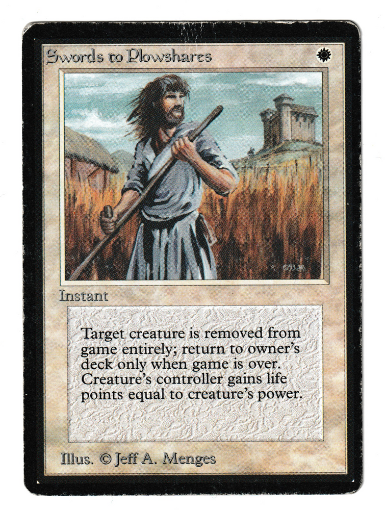 Swords to Plowshares [Beta Edition] (Actual Scans)