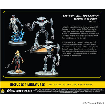 Star Wars Shatterpoint: Terror From Below Squad Pack