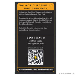 Star Wars: Legion - Galactic Republic Unit Card Pack