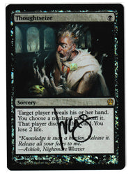 Thoughtseize (Foil Signed) [Theros]