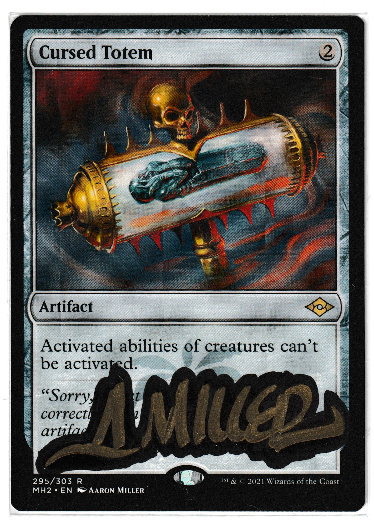 Cursed Totem (Shadow Signed) [Modern Horizons 2]