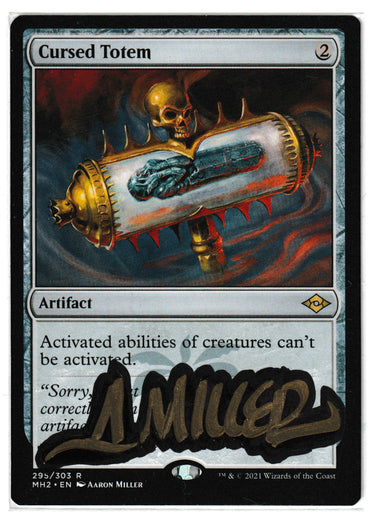 Cursed Totem (Shadow Signed) [Modern Horizons 2]