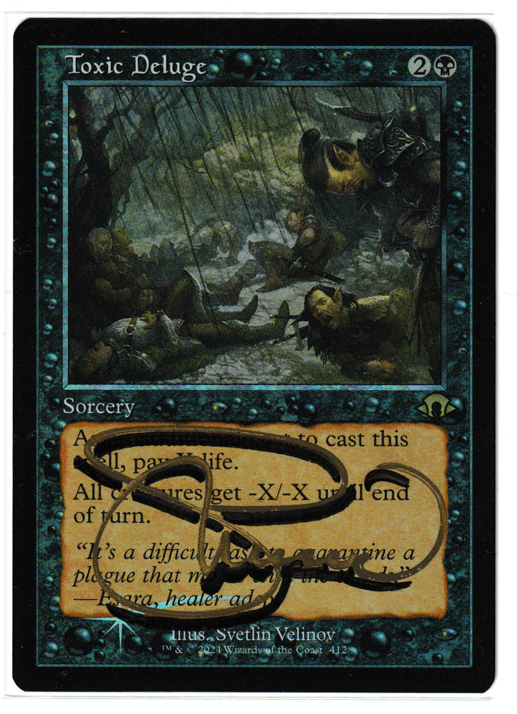 Toxic Deluge (Retro Foil - Shadow Signed) [Modern Horizons 3]
