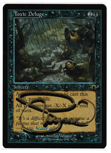 Toxic Deluge (Retro Foil - Shadow Signed) [Modern Horizons 3]