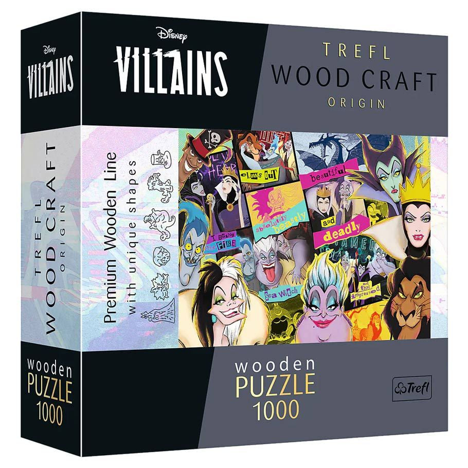 Puzzle: Woodcraft - Disney Villian (1000pc)