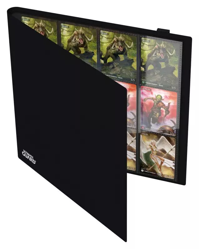 Ultimate Guard: 12-Pocket Quadrow Flexxfolio - Black