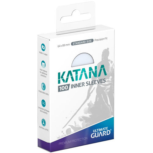 Ultimate Guard: Katana Sleeves - Transparent Inner 100-Count