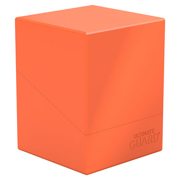 Ultimate Guard Boulder Deck Box: 100+ Solid Neon - Neon Orange