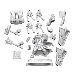 D&D Frameworks: Dwarf Cleric Female