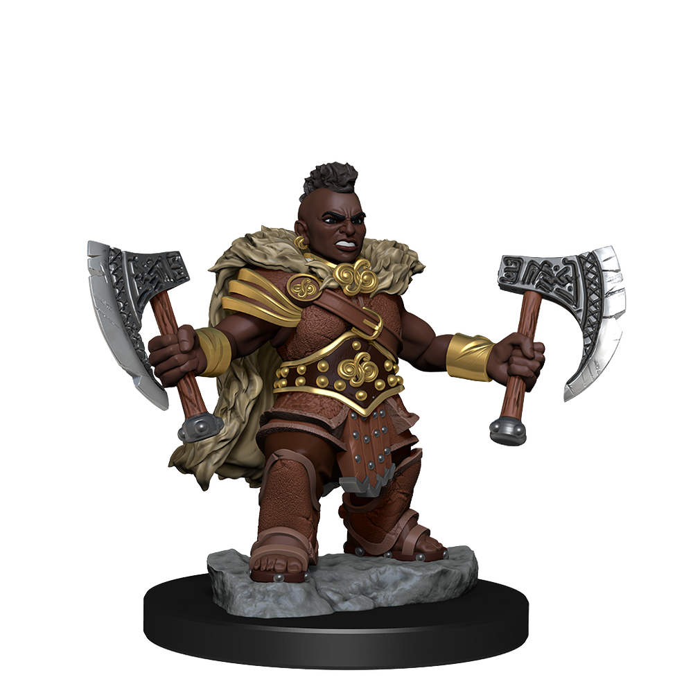 D&D Frameworks: Dwarf Barbarian Female (W1)