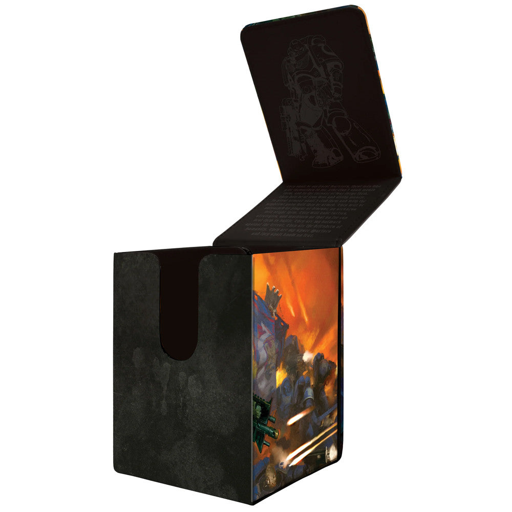 Deckbox: Alcove Flip 100+ Warhammer 40,000- Space Marines- Adeptus Astartes