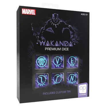 Premium Marvel Black Panther Dice Set