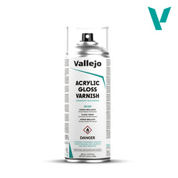 Vallejo Hobby Paint Spray 28.530 Gloss Varnish 400ml