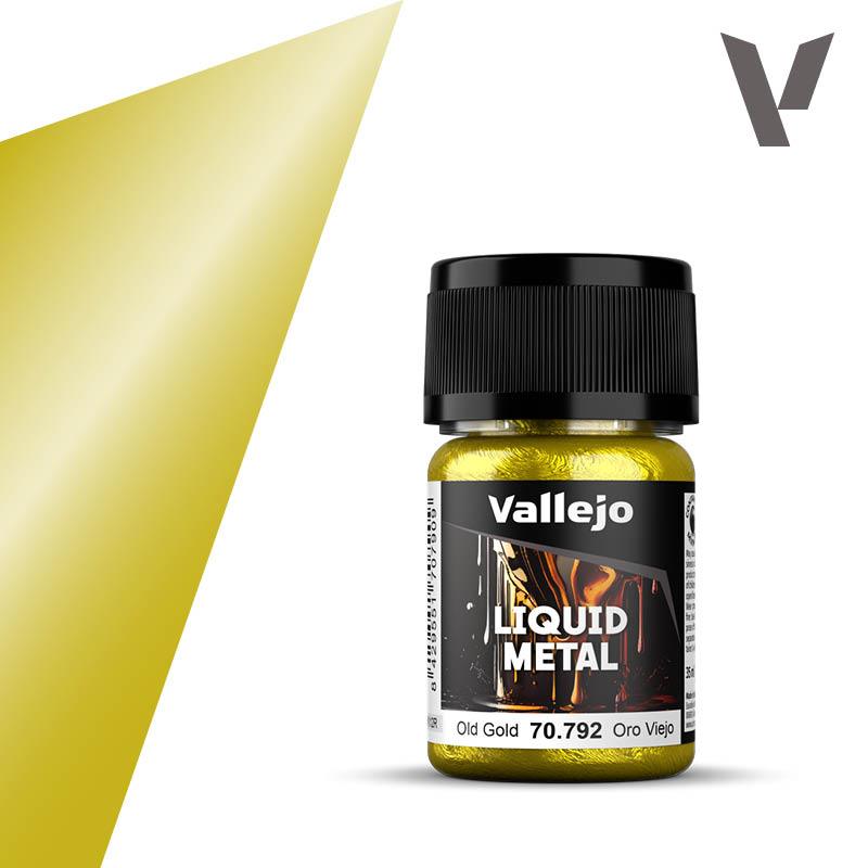 Vallejo Liquid Metal: Old Gold (35 ml)