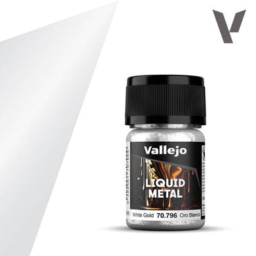Vallejo Liquid Metal: White Gold (35 ml)