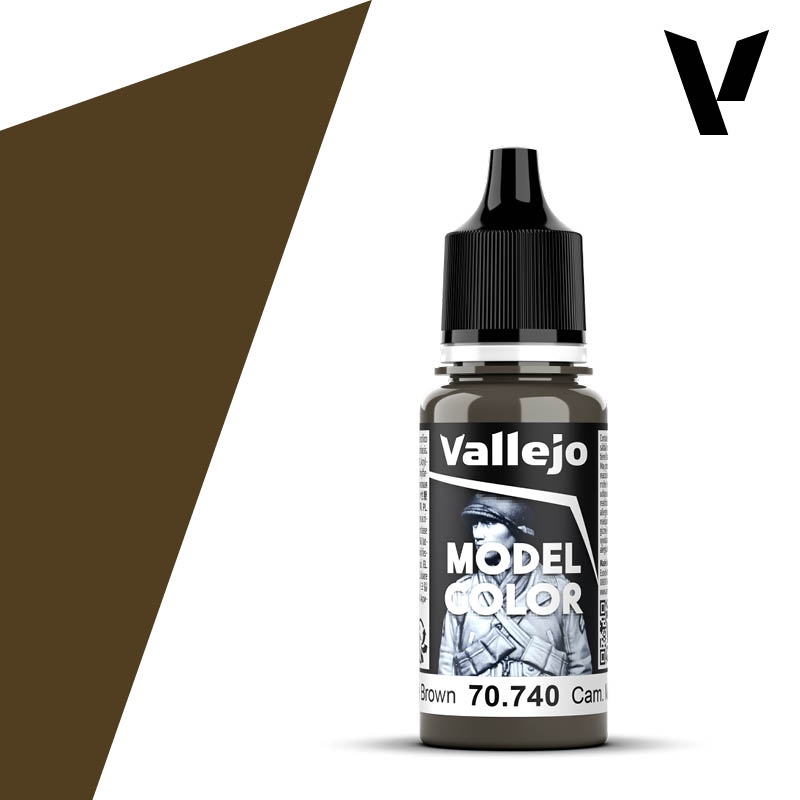 Vallejo Model Color: Camouflage Middle Brown (18 ml)