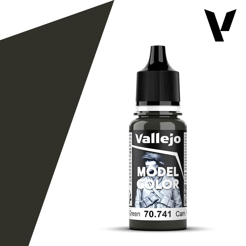 Vallejo Model Color: Camouflage Black Green (18 ml)