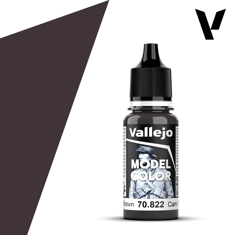 Vallejo Model Color: Camouflage Black Brown (18 ml)