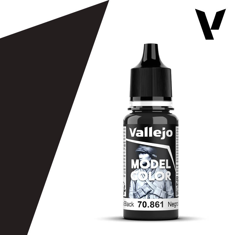 Vallejo Model Color: Gloss Black (18 ml)