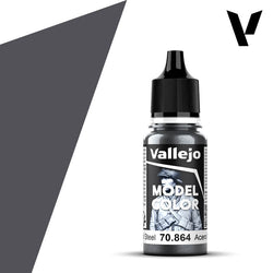 Vallejo Model Color: Natural Steel (18 ml)