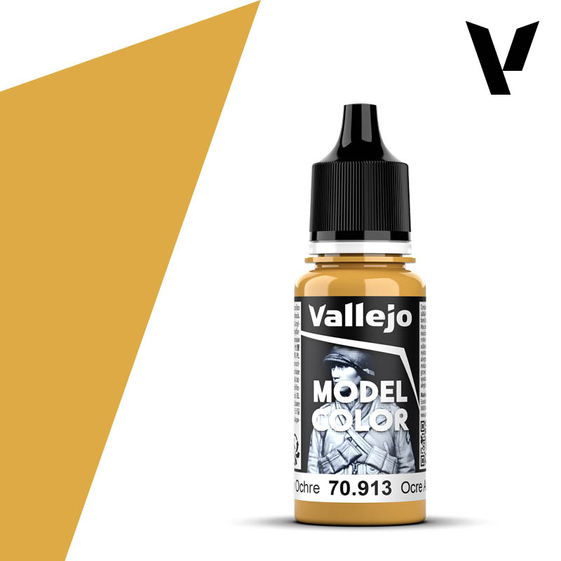 Vallejo Model Color: Yellow Ochre (18 ml)