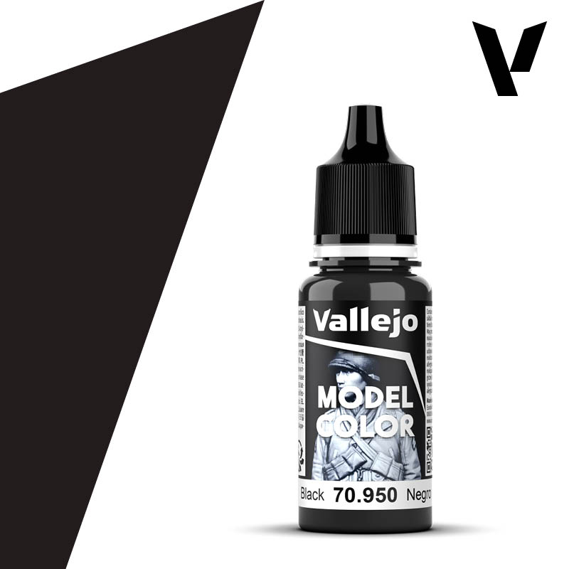 Vallejo Model Color: Black (18 ml)