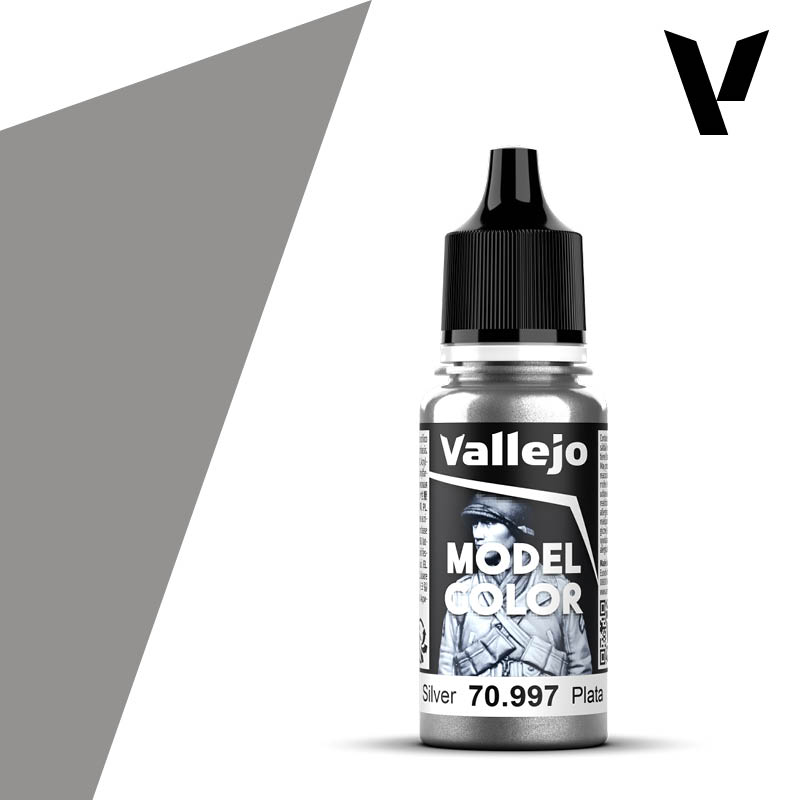 Vallejo Model Color: Silver (18 ml)