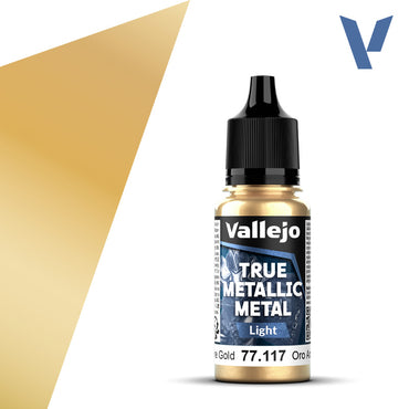 Vallejo True Metallic Metal: Light - Arcane Gold (18 ml)