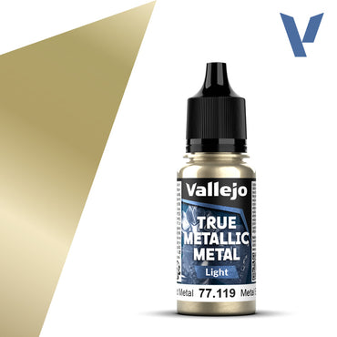 Vallejo True Metallic Metal: Light - Aged Metal (18 ml)