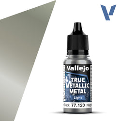 Vallejo True Metallic Metal: Light - Obsidian Black (18 ml)