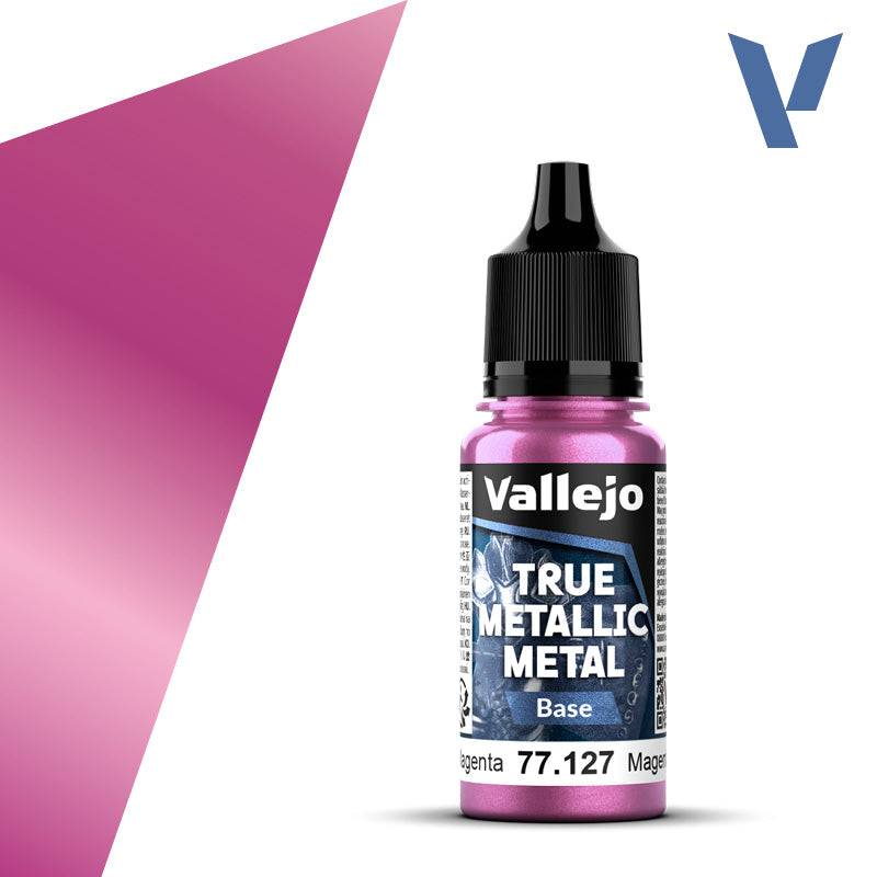 Vallejo True Metallic Metal: Base - Crimson Magenta (18 ml)