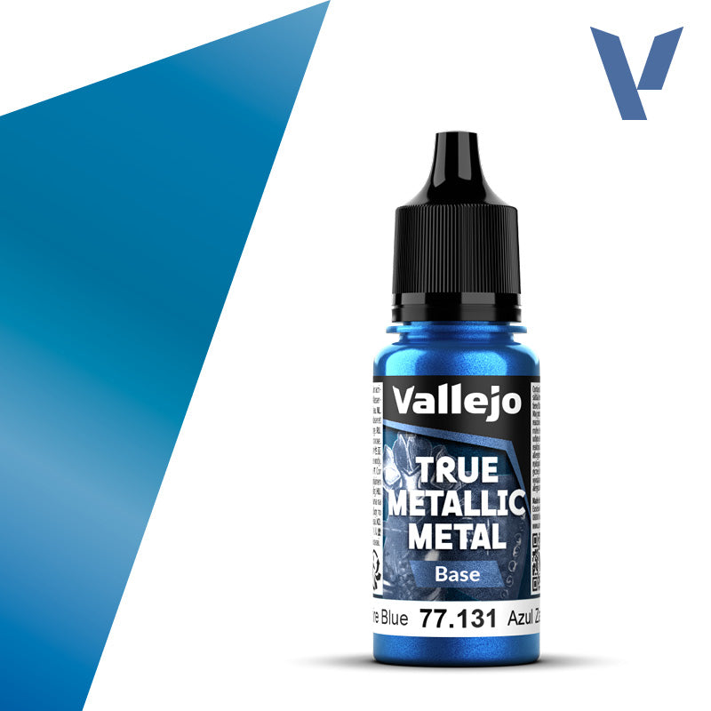 Vallejo True Metallic Metal: Base - Sapphire Blue (18 ml)